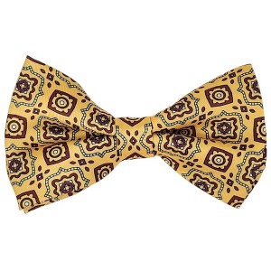 Men's Geometric Design 2.75 W And 4.75 L Inch Pre-Tied adjustable Bow Tie - 1 of 3