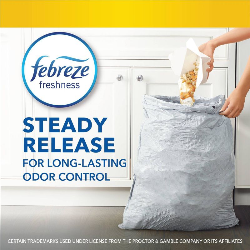 Glad ForceFlex White Trash Bags Gain Moonlight Breeze Scent with Febreze Freshness 13 Gallon - 50ct, 4 of 17