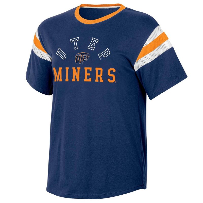 NCAA UTEP Miners Women&#39;s Short Sleeve Stripe T-Shirt, 1 of 4