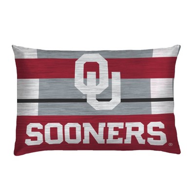 NCAA Oklahoma Sooners Heathered Stripe Queen Bedding Set in a Bag - 3pc — фото 3