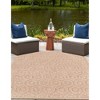 Unique Loom    Outdoor Trellis Textured Spatial Area Rug - 4 of 4