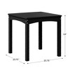 WestinTrends Treehouse Kids 24" Wide HDPE Plastic Childrens Square Dinner Table - 3 of 4