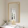Flash Furniture Ava Metal Deep Framed Wall Mirror - Large Accent Mirror for Bathroom, Entryway, Dining Room, & Living Room - 2 of 4