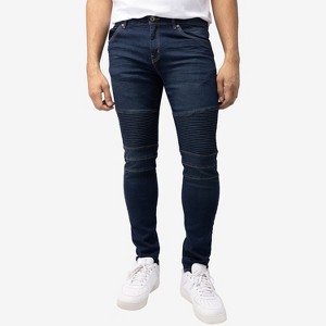 RAW X Men's Skinny Fit Fashion Moto Denim Jeans - 1 of 4