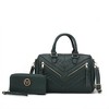 MKF Collection Lara Women’s Satchel Bag – Stylish and Spacious Handbag with Matching Wallet – by Mia K - 2 of 4