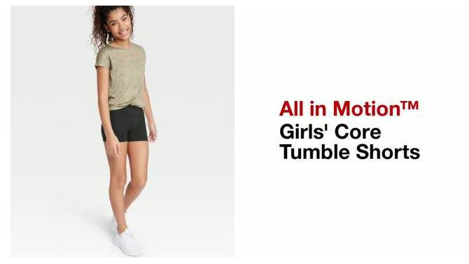 Girls' Core Tumble Shorts - All In Motion™, 2 of 8, play video