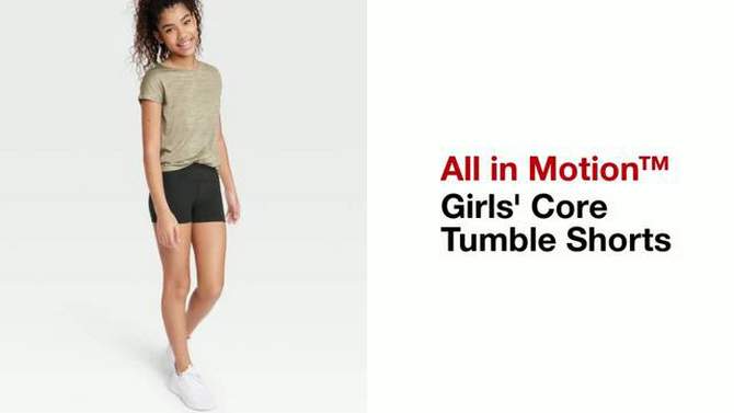 Girls' Core Tumble Shorts - All In Motion™, 2 of 8, play video
