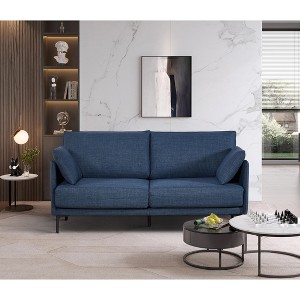 2.5 Seater Sofa For Primary Living Space , Bed Room, Office, USB Charge Port , 2 Pillows,Metel Legs - 1 of 1