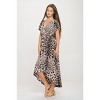 WEST K Women's Georgia Faux Wrap Dress with High-Low Hem and Tie Waist - 2 of 4