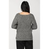 Women's Long Sleeve Bevelled Hem Sweater - Dex - 2 of 4