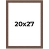 PosterPalooza | 20x27 Wide Barnwood Picture Frame, UV Acrylic, 6 Finishes - Grey, Brown, White, and Black - 2 of 4