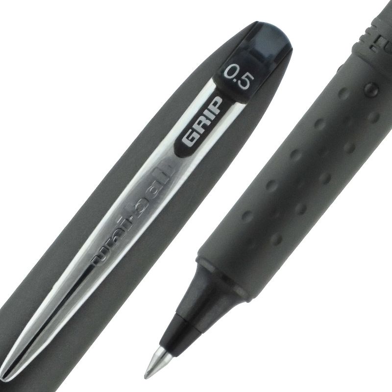 uni-ball uniball Roller Grip Pen Micro Point 0.5mm Black Ink 12/Pack (60704), 2 of 9
