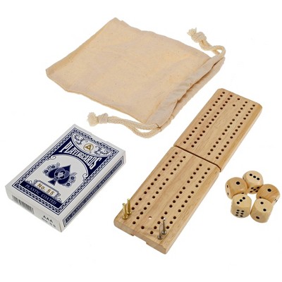 WE Games Cribbage and More Travel Game Pack