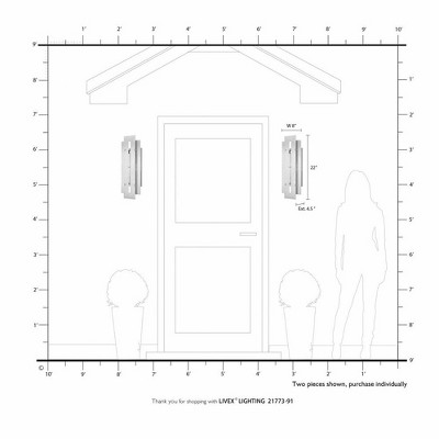 Utrecht Brushed Nickel Outdoor Wall Lantern with Clear Glass