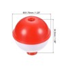 Unique Bargains Hard ABS Push Button Round Fishing Float 50 Pcs - 2 of 4