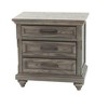 NicBex Nightstand with 3 Drawers,1pc Side Table with Wood Frame,Bedside Table for Bedroom,Living Room - 3 of 4