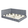 Full Size Upholstered Daybed with Sturdy Wood Frame - 4 of 4