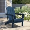 Hyleory HDPE Folding Adirondack Chair  – Weather-Resistant Outdoor Lounge Chair - 2 of 4