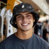 Dalix Ghost Tie Dye Bucket Hat Cotton Embroidery Casual Outdoor Style Mens - 3 of 4