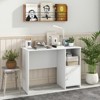 Tangkula 42“ Home Office Desk Modern Computer Workstation with Open Compartment & Cabinet - 2 of 4