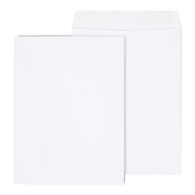 MyOfficeInnovations Gummed Catalog Envelopes 9"L x 12"H White 250/Box (486949R) 