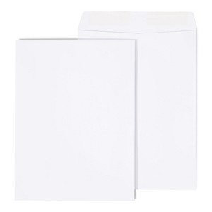 MyOfficeInnovations Gummed Catalog Envelopes 9"L x 12"H White 250/Box (486949R)  - 1 of 3