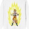 Dragon Ball Z Super Saiyan Goku Crew Neck Long Sleeve White Adult Sweatshirt - image 3 of 4