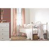 HomeStock Metal Daybed with Metal Slats Pink Lily rose - 3 of 4