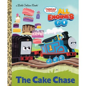 The Cake Chase (Thomas & Friends: All Engines Go) - (Little Golden Book) by  Golden Books (Hardcover) - 1 of 1