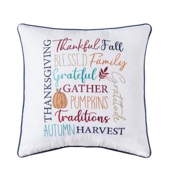 C&F Home Harvest Time Pumpkin Pillow
