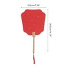 Unique Bargains Portable Folding Fan 1 Pc - 2 of 4