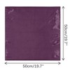 Elerevyo Women's Solid Satin Scarves Small Square Neck Scarf Neckerchief 19.7"x19.7" - 3 of 4