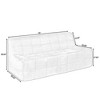 TiramisuBest 3-Seat Full-Sponge Corduroy Sofa, Modern Space-Saving Compression Design - Green - 4 of 4