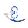 Swim Way 2pc Expedition Swimming Mask and Dry Snorkel Set - Small - Blue - 2 of 3
