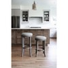 Maven Lane Eva Swivel Backless Fabric Counter Height Bar Stool - 2 of 4