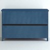 Farmhouse 4-Door Sideboard Storage Cabinet with Adjustable Shelves, Pinewood Legs, Retro Metal Handles, for Kitchen, Dining Room - 3 of 4