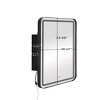 Rectangle Bathroom Cabinets For Wall, Bathroom Cabinets With Mirror, Wall Cabinets With Led-Lit Makeup Mirror With 3 Light Colors-Cuddlewood - 4 of 4