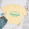 Simply Sage Market I Don't Always Play Pickleball Boxy Crop Top - 3 of 4