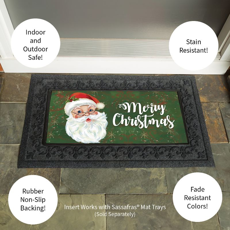 Evergreen Merry Santa Sassafras Indoor Outdoor Switch Doormat 1'10"x10" Multicolored, 4 of 5