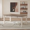 Dining Table Cream - Signature Design by Ashley: Farmhouse Style, 6 Drawers, Rustic Plank Top - 2 of 4