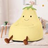 MAYEERTY Toddler Children's Bean Bag Chair Artificial Rabbit Fur Cover Teenager Filled Sofa - 2 of 4