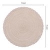 REGALWOVEN Rustic Dining Table Decor Indoor Outdoor Washable Wipe Clean Kitchen Placemats 6 Pcs - 3 of 4
