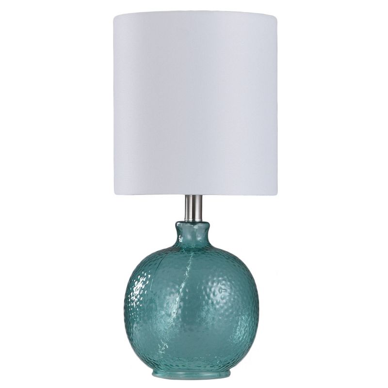 Glass Table Lamp Blue - StyleCraft, 1 of 9