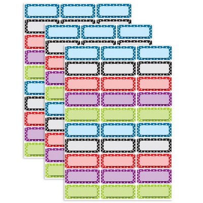 Ashley Productions Die-Cut Magnetic Foam Color Dots Labels/Nameplates, 30 Per Pack, 3 Packs