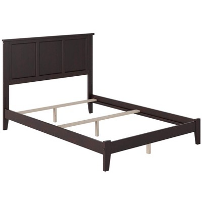 Madison Full Double Espresso Wood Frame Traditional Bed with Headboard