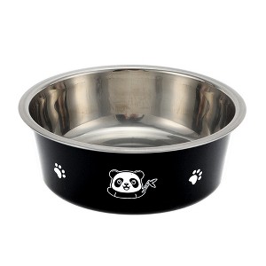 Unique Bargains Non-Skid Medium Dog Bowl Panda Pattern 1 Pc - 1 of 4