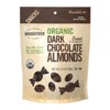 Woodstock Organic Dark Chocolate Almonds - Case of 8/6.5 oz - 2 of 4