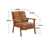 NicBex Accent Chair Set of 2 with Side Table Mid Century Modern Lounge Chair Comfy Chair Arm Chair for Living Room - 4 of 4