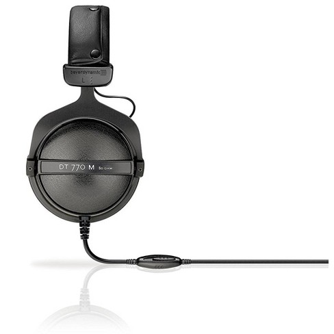 beyerdynamic DT 990 PRO Studio Headphones (Ninja Black, Limited Edition)  Bundle with Hard Shell Headphone Case (2 Items)