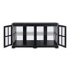 FONTOI Vintage Curio Display Cabinet, Glass Door Showcase with Adjustable Shelves for Collections, for Home or Office, Black, 15.75"*32.09"*59.06" - 2 of 4